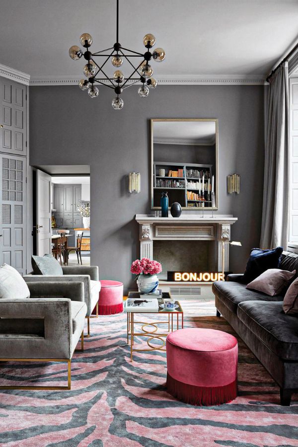 44+ Fabulous Grey Living Room Designs ideas and Accent Colors Page 7