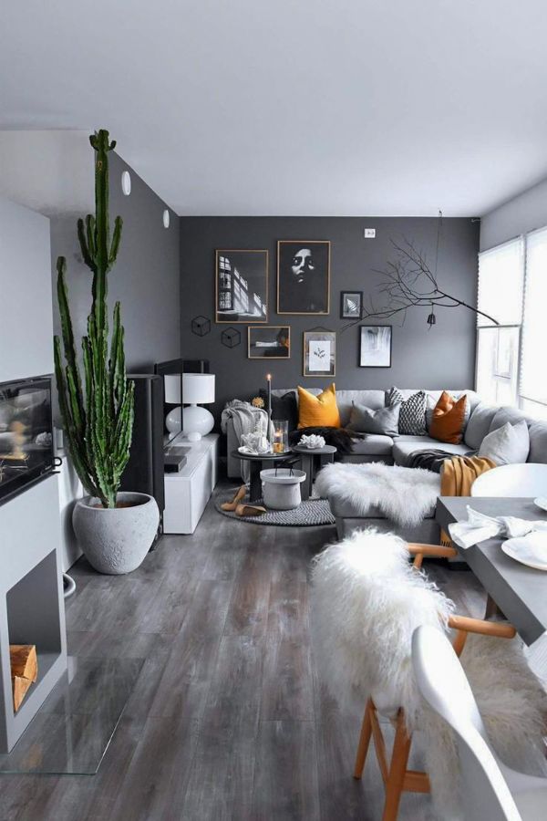 Fabulous Grey Living Room Designs ideas and Accent Colors - Page 44 of