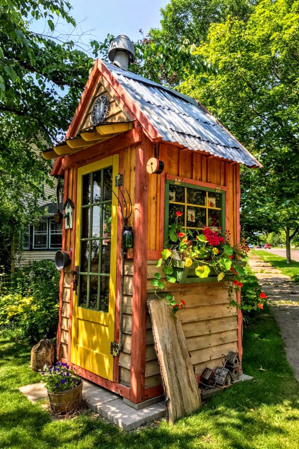 51+ Lovely and Cute Garden Shed Design ideas for Backyard - Page 48 of