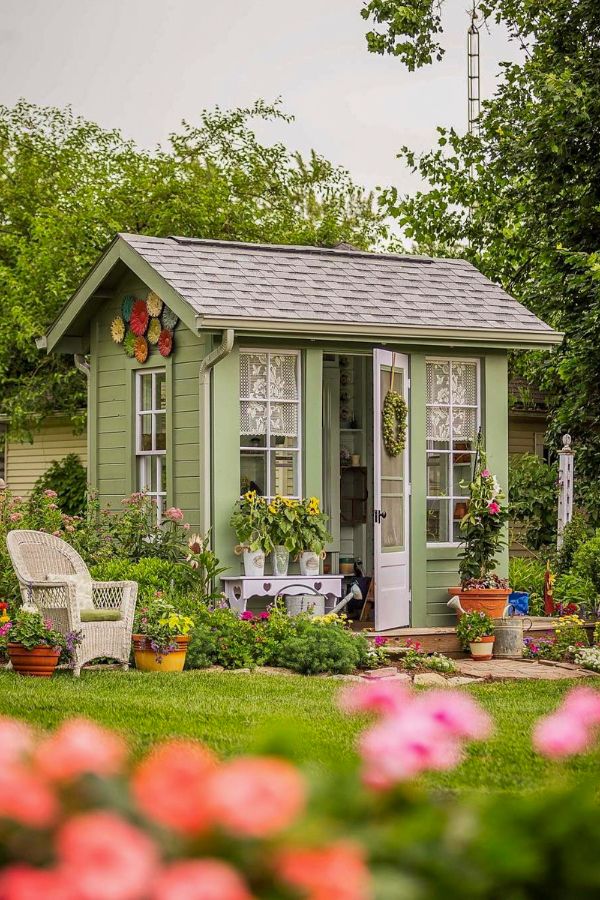 51+ Lovely and Cute Garden Shed Design ideas for Backyard - Page 22 of 